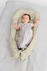 BABYSCHLAFSACK -VICHY GREY- 0.5 TOG