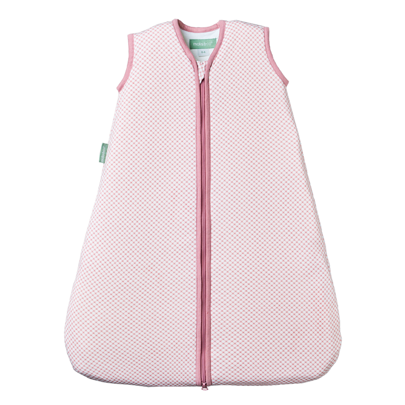 BABYSCHLAFSACK - VICHY PINK - 1 TOG 